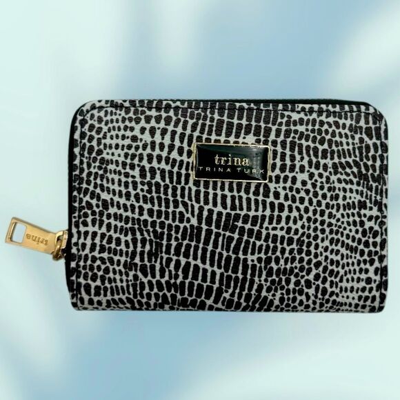 Trina Turk NWT Black and White Women's Wallet - Picture 1 of 3